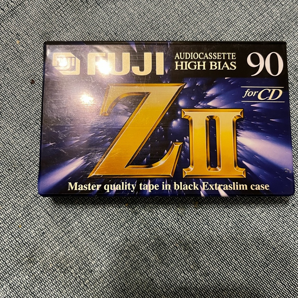 Fuji 90 min Audio Cassette High Bias ZII Type II